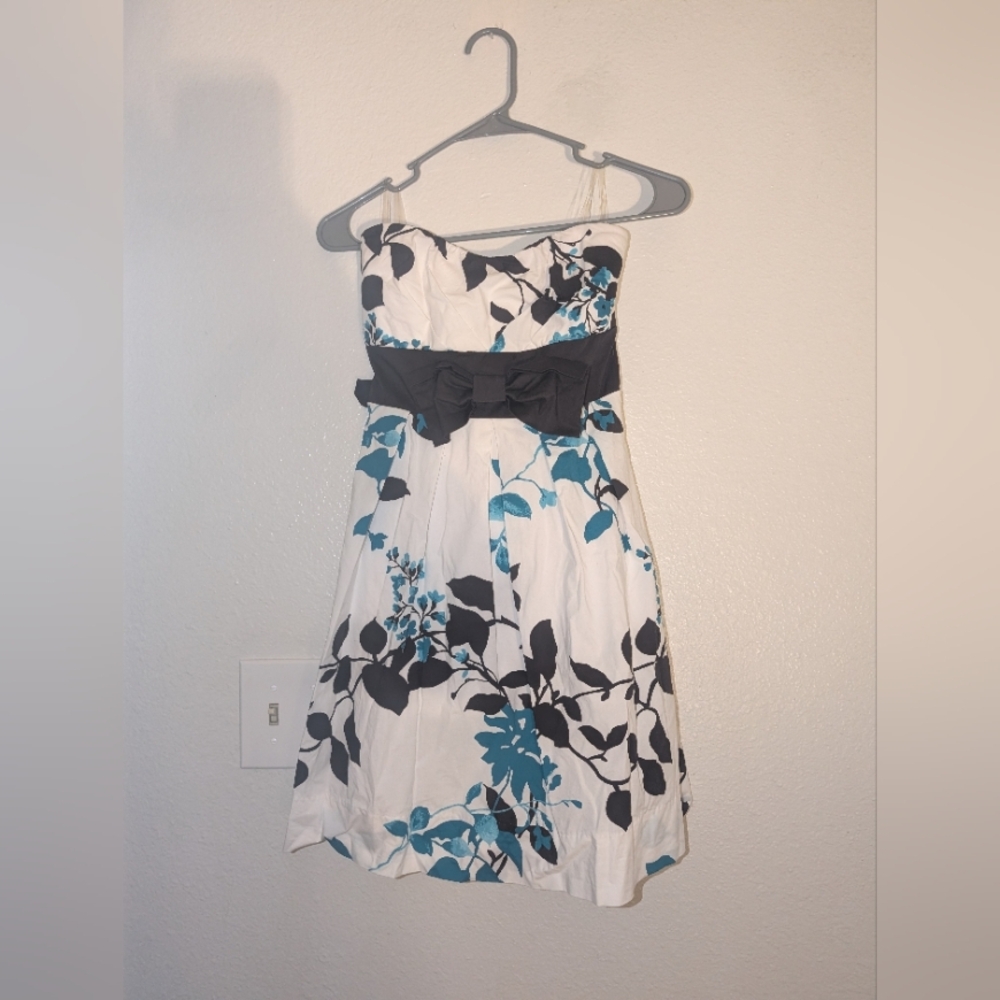 Specklers Brown, Blue and White Dress